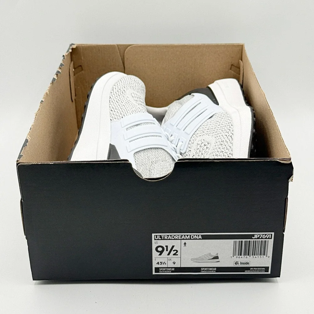 Adidas Ultradream DNA 'White Black'/ Size 9.5 Mens / JP7691, NEW